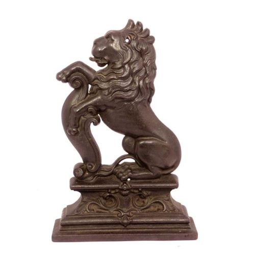 image of lion door stop