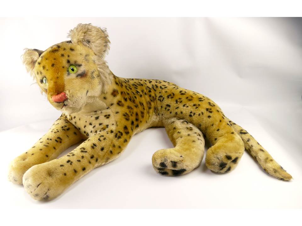 Steiff Lying Leopard Extra Large Annie s Attic Antiques