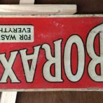 image of Borax tin sign