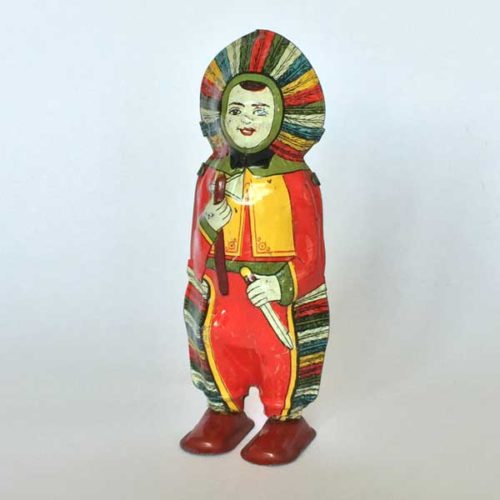 image of Chein indian windup tin toy