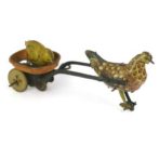 image of Eberl Hen and Chick tin windup toy