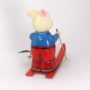 image of Ski Bunny tin wind up toy Japan