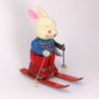 image of Ski Bunny tin wind up toy Japan