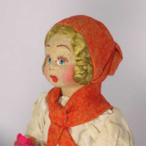 image of Lenci mascotte doll